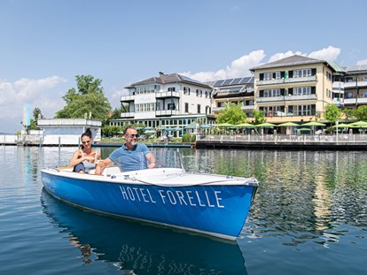 Luxusurlaub - Österreich - Bootstour am Millstätter See - Seeglück Hotel Forelle