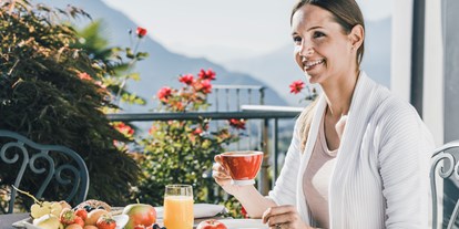 Luxusurlaub - Trentino-Südtirol - Terrasse - Hotel Golserhof