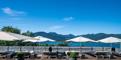 Luxusurlaub - Bayern - Sonnenterrasse - Hotel DAS TEGERNSEE