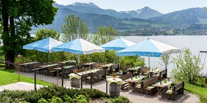 Luxusurlaub - Bayern - Biergarten - Hotel DAS TEGERNSEE