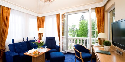 Luxusurlaub - Bayern - Wohnzimmer Suite Fontenay - Hotel, Kneipp & Spa Fontenay "le petit château"