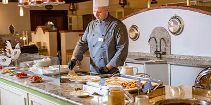 Luxusurlaub - Salzburg - Genießen Sie unsere frisch zubereiteten Eierspeisen an unserem Frühstücksbuffet - CESTA GRAND  Aktivhotel & Spa