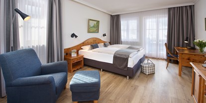 Luxusurlaub - Bayern - Doppelzimmer Comfort, mit Balkon, ca. 30 m², Dusche, WC, Flat-TV mit Radio, WLAN gratis. - Concordia Wellnesshotel & Spa 